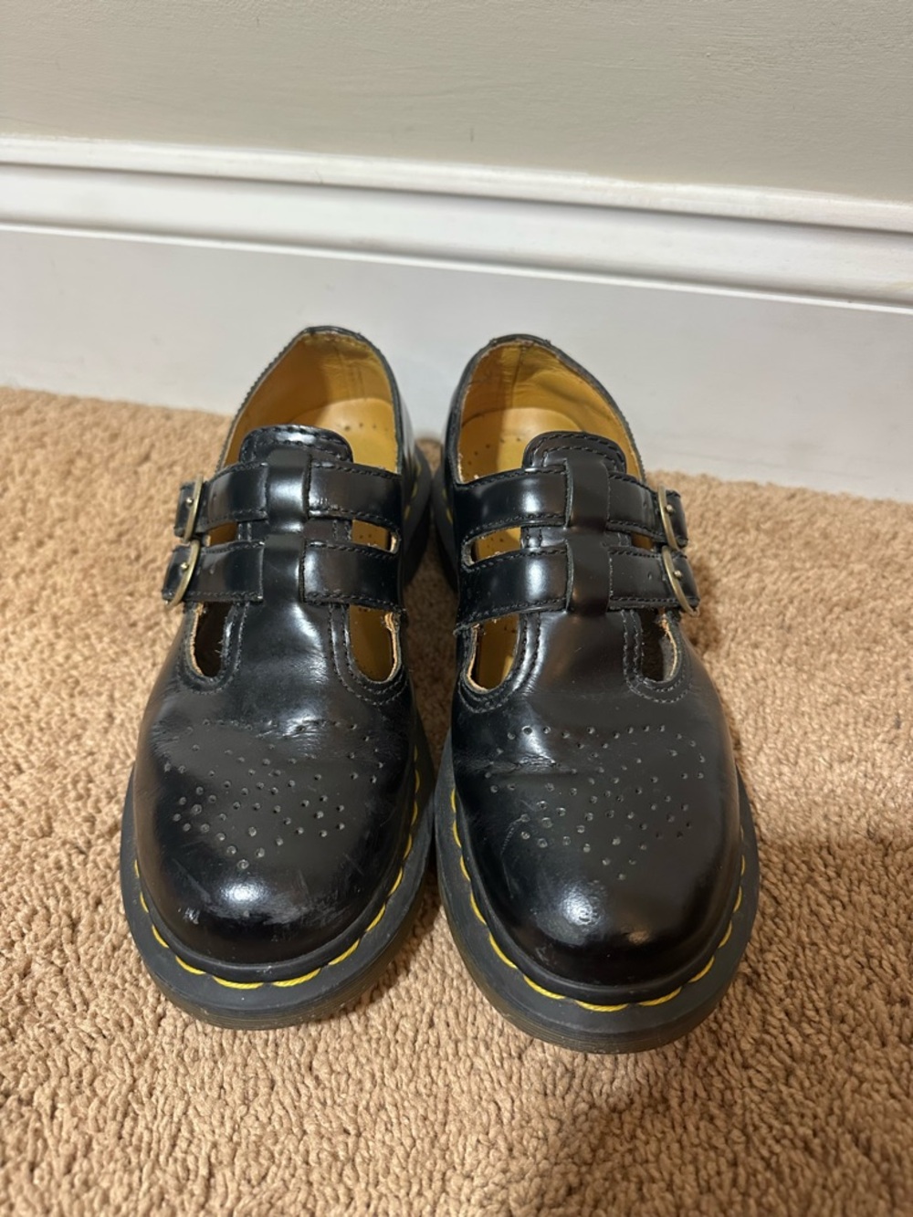 Doc Martens Mary Jane Shoes Women’s Size US 6 Black 12916 Classic Retro